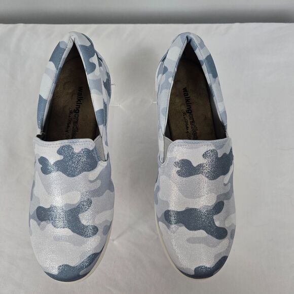 Walking Cradles Slip On Shoes Women's 9 Orleans Gray Metallic Camo W-104754 NIB - Picture 10 of 16
